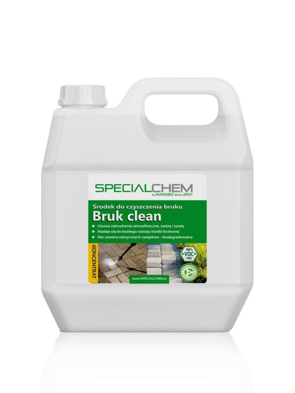 SPECIALCHEM BRUK CLEAN zum Reinigen von Pflastersteinen – Bild 2