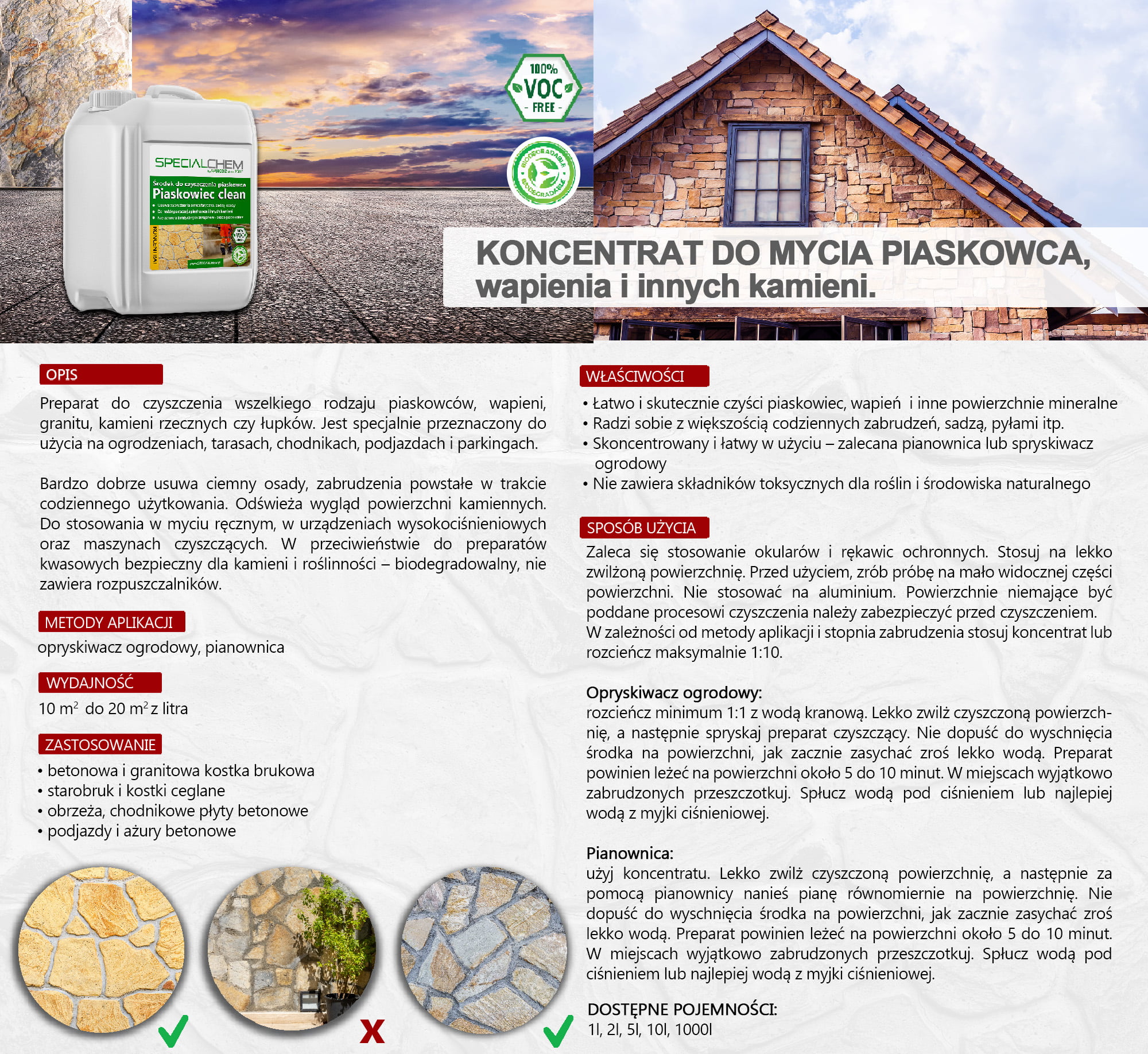 SPECIALCHEMSet für Sandstein Reinigung + Imprägnierung DISTRICHEM.DE