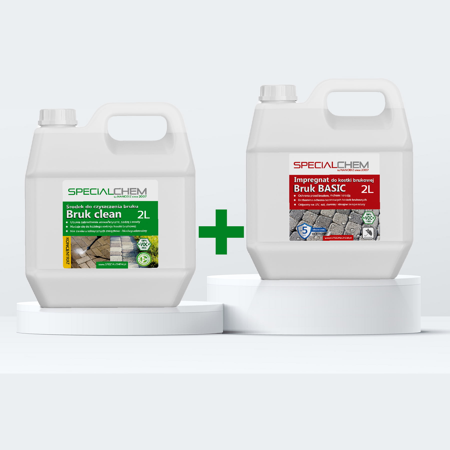 SPECIALCHEMSet für Pflastersteine Reinigung + Imprägnierung der